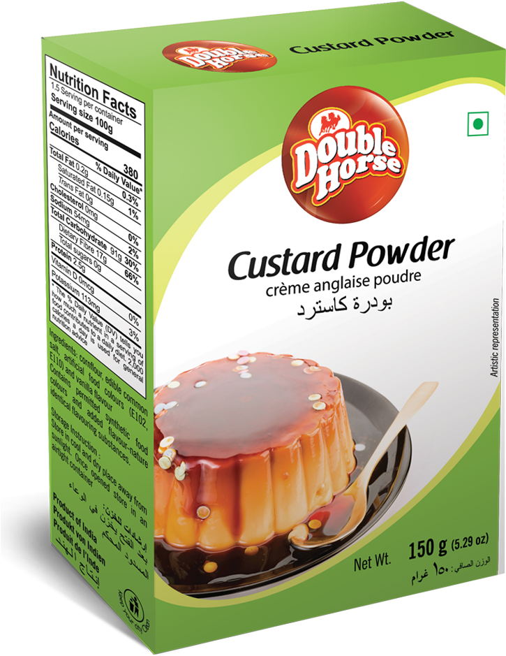 Custard Powder 150g - Flan Clipart (1000x1000), Png Download