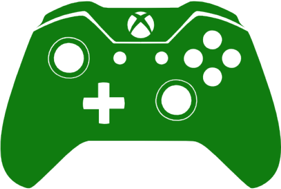 Video Game Clipart Transparent - Xbox One Controller Cartoon - Png Download (640x480), Png Download