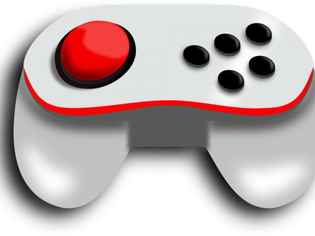 Video Game Clipart Remote - Joystick Transparent - Png Download (640x480), Png Download