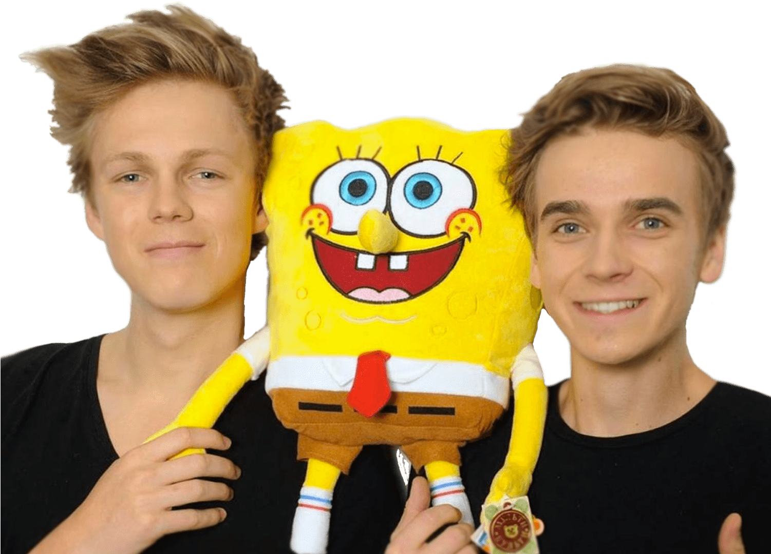 Caspar Lee And Joe Sugg Sponge Bob - Joe Sugg And Caspar Lee Film Clipart (1500x1156), Png Download