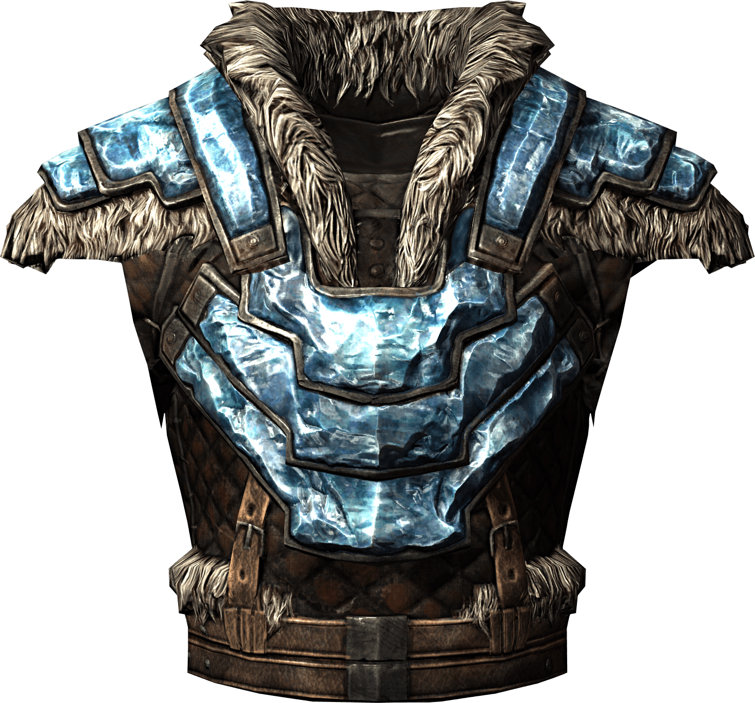 Skyrim Stalhrim Light Armor Skyrim Chest Armor Clipart Large Size Png Image PikPng