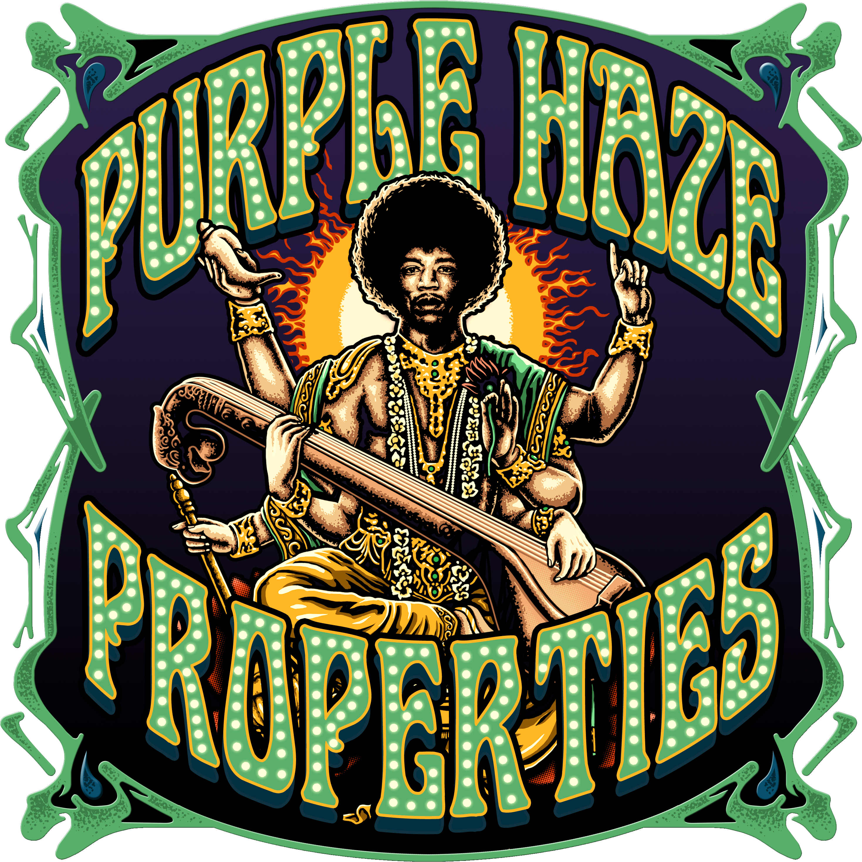 With Purple Haze Properties - Purple Haze Radio Clipart (3000x3000), Png Download