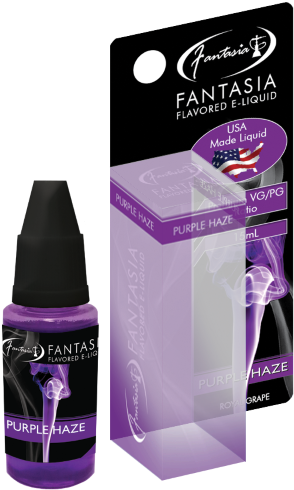 Fantasia Purple Haze E-liquid Premium E Liquids At - Electronic Cigarette Clipart (585x585), Png Download