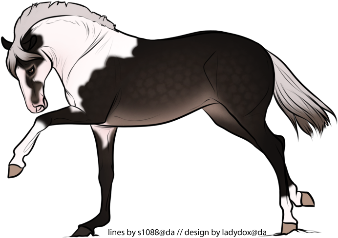 Stallion Clipart (691x498), Png Download