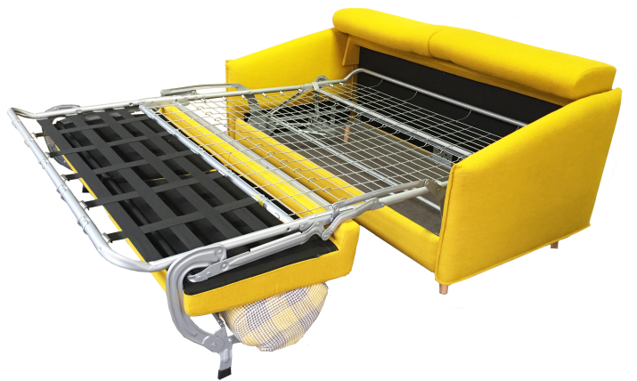 1 - Sofa Bed Clipart (720x441), Png Download