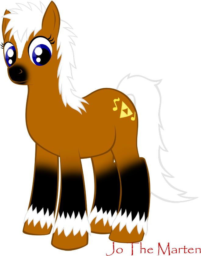 Blue Number Vector Clipart - Epona Mlp - Png Download (700x887), Png Download