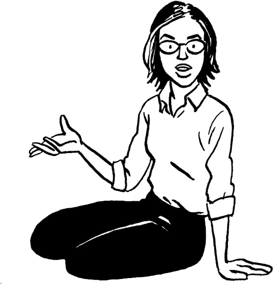 Jess Presenting Seated - Sitting Clipart (576x576), Png Download