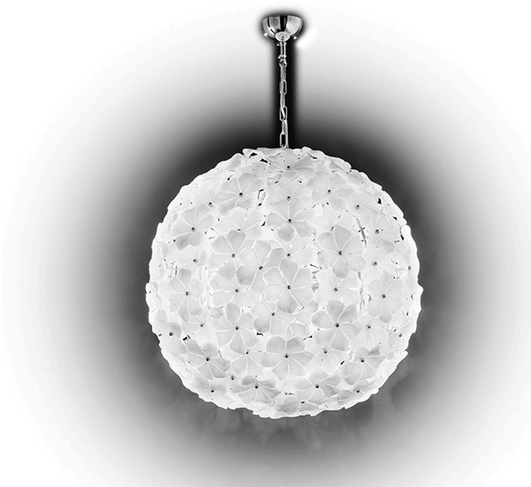 Callisto-tisva - Lampadario Fiori In Vetro Clipart (785x687), Png Download