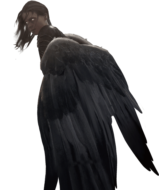 View Samegoogleiqdbsaucenao Black Angels , - Mtg Angel Png Clipart (1500x930), Png Download