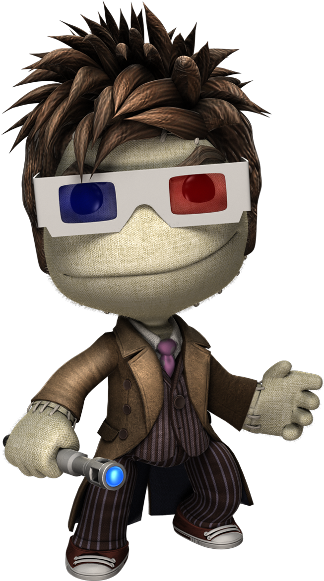 Doctor Who Tenth Doctor Costume Pack - Dr Who Little Big Planet Clipart (1200x1200), Png Download