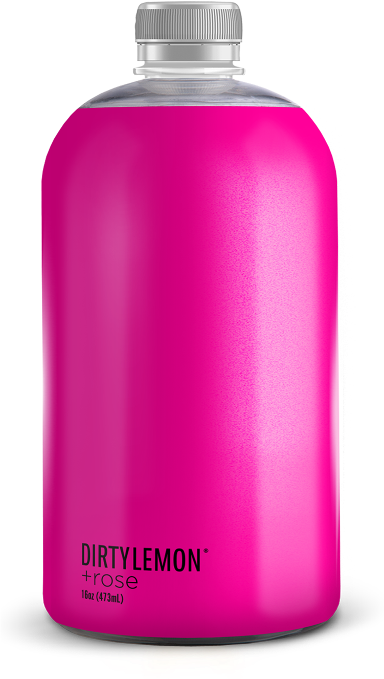 Rose - Water Bottle Clipart (750x1400), Png Download