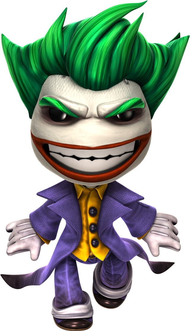 Little Big Planet Joker - Little Big Planet Transparent Png Clipart (1200x1200), Png Download