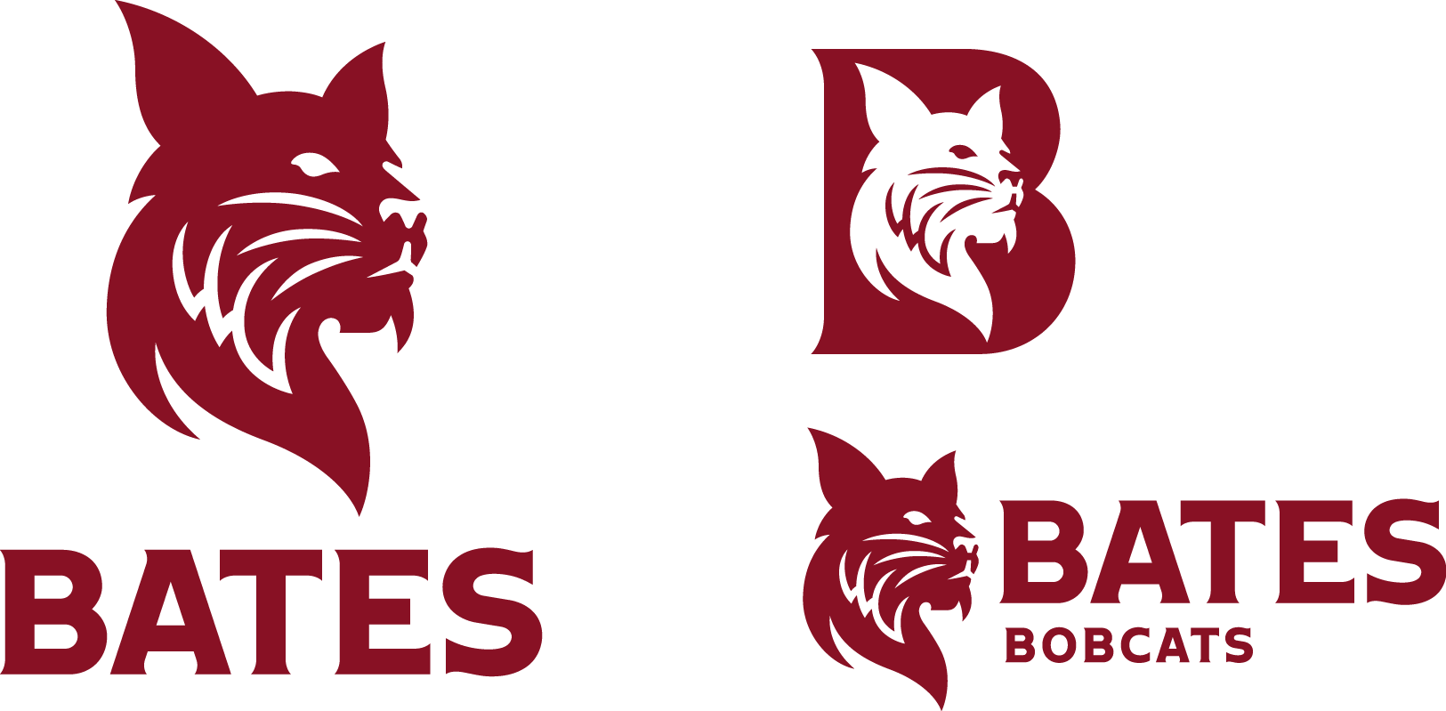 Athletic-example - Bates College Athletics Logo Clipart (1625x799), Png Download