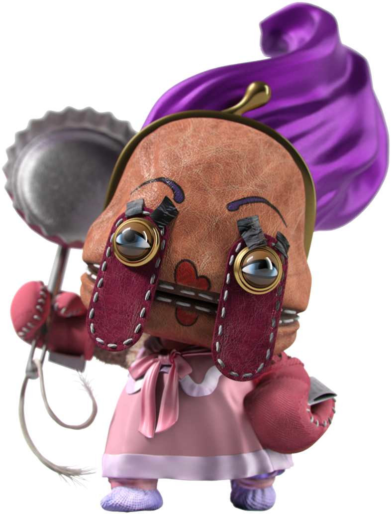Different Appearance In Our Early Concept Art For Her - Little Big Planet 3 Newton's Mom Clipart (1200x1200), Png Download