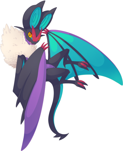 Pokemon Pokemon Xy Noivern Because I Love Bats And - Noivern Pixiv Clipart (500x616), Png Download
