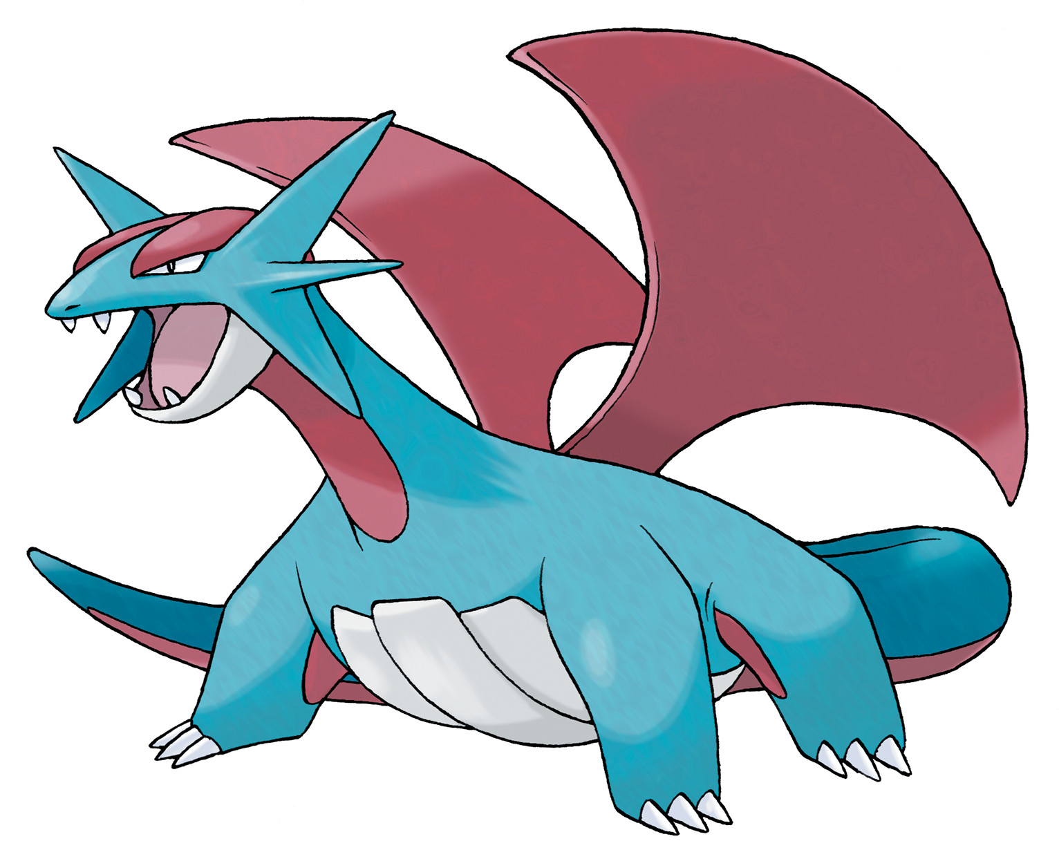 Salamence - Salamence Pokemon Clipart (1565x1444), Png Download