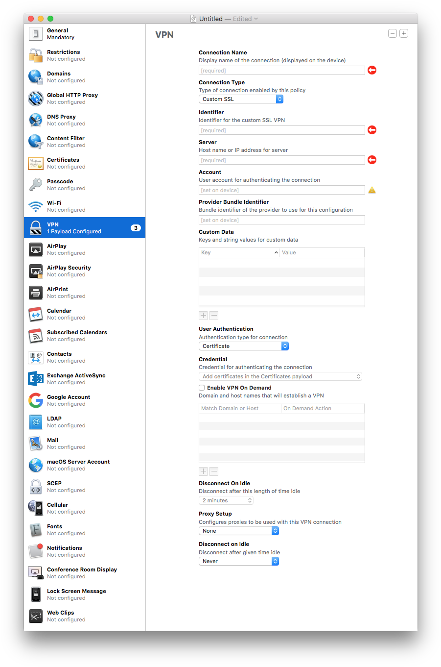 Apple Configurator 2 Vpn - Ios Per App Vpn Apple Configurator Clipart (916x1372), Png Download