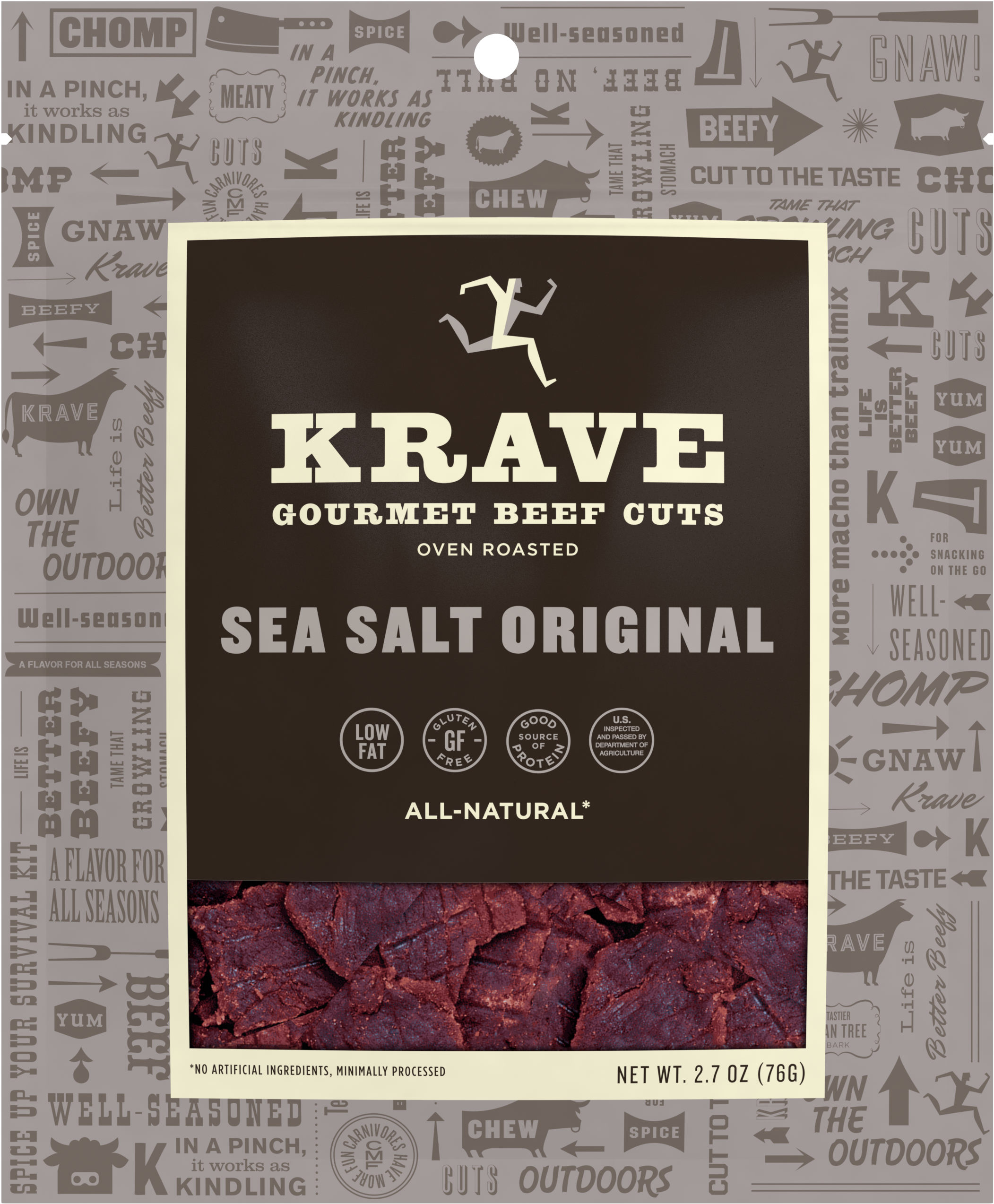 Krave Beef Jerky Chili Lime Clipart (3000x3000), Png Download