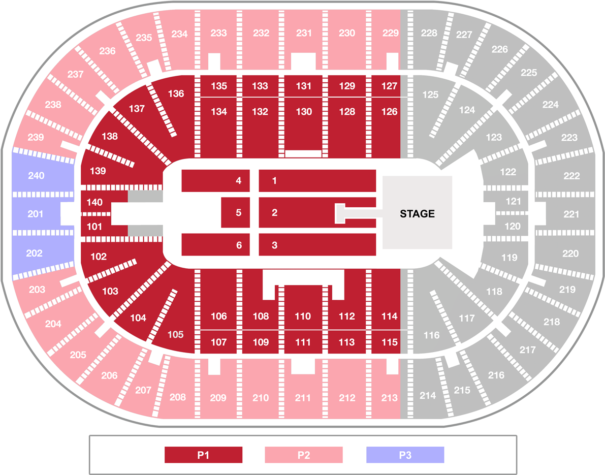 Section 101 Amalie Arena Seating