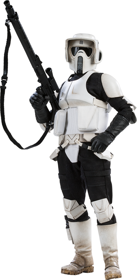 Scout Trooper $189 - Star Wars Scout Trooper Png Clipart (480x982), Png Download