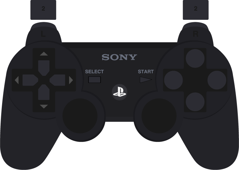 Gamepad Viewer Png Clipart (784x558), Png Download