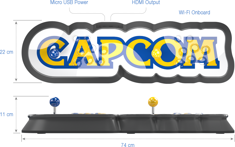 Capcom Home Arcade Clipart (818x510), Png Download