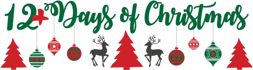 12 Days Of Christmas Png Clipart (1000x273), Png Download
