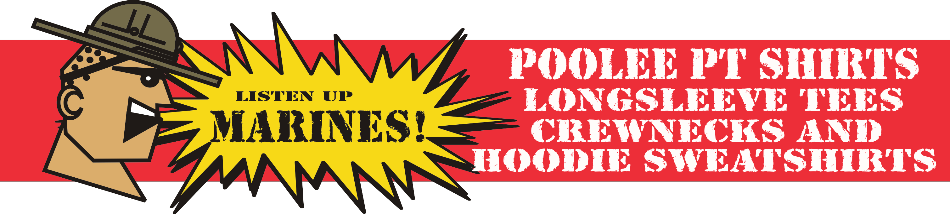 Marine Recruiter Gear - Graphic Design Clipart (3019x683), Png Download