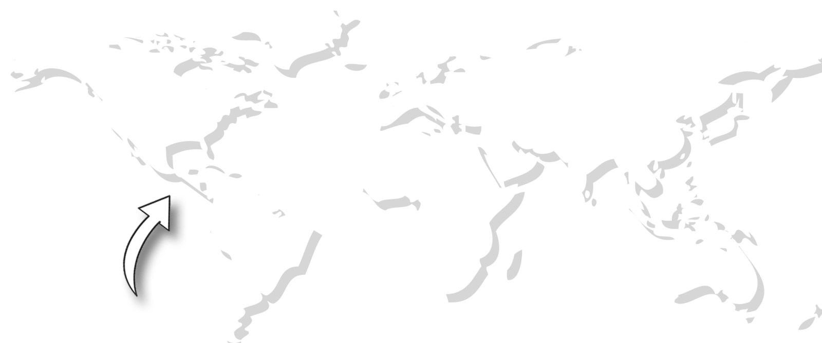 Central America - High Resolution Vector World Map Clipart (1600x669), Png Download