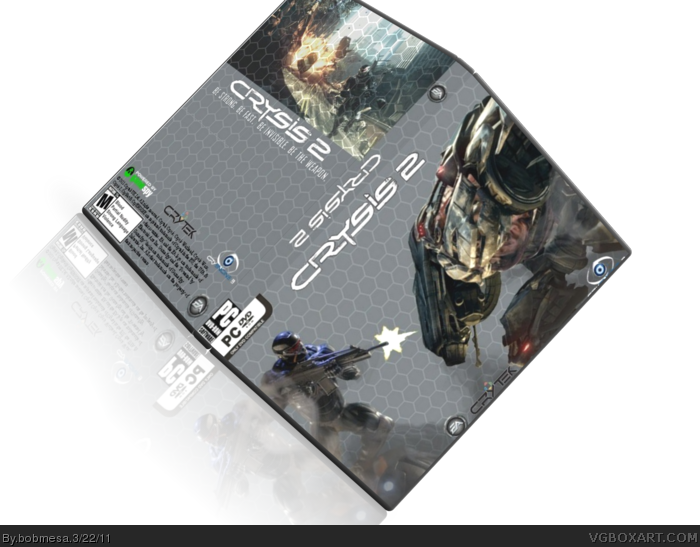 Crysis 2 Box Art Cover - Crysis 2 Clipart (700x547), Png Download