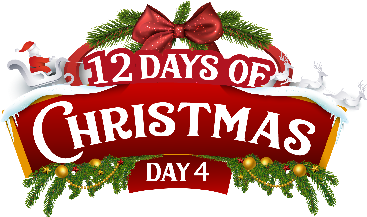 Christmas Decoration Clipart (1655x991), Png Download