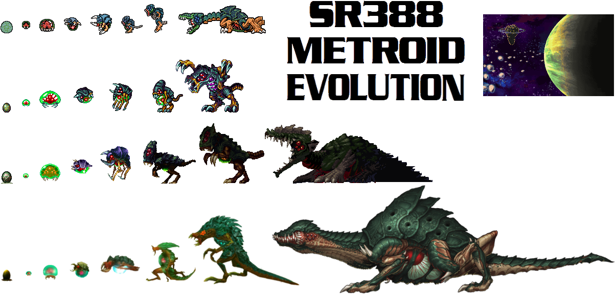 Did You Guys Like Samus Returns - Metroid Evolution Clipart (1242x627), Png Download