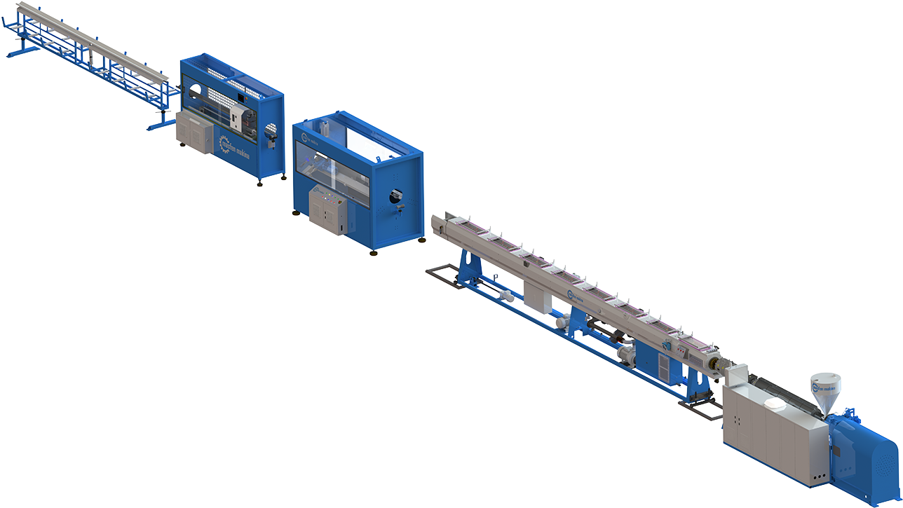 Ø160 Sewage Pipe Production Lines - Railroad Car Clipart (1500x800), Png Download