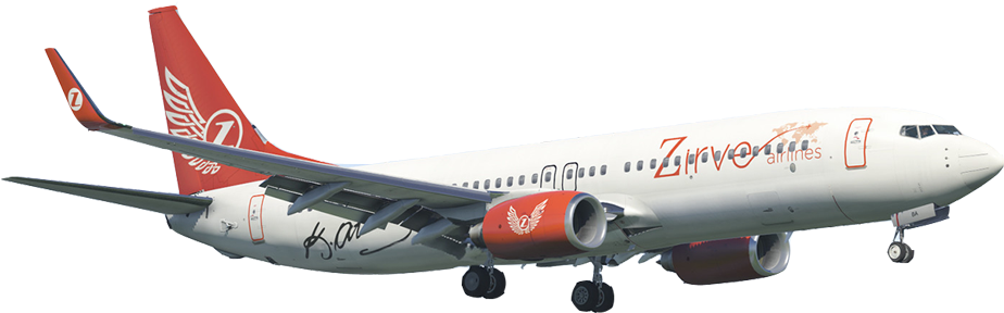 Boeing 737-800 - Boeing 737 800 Transavia Clipart (968x379), Png Download