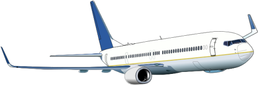 Flying Clipart Boeing 787 - Transparent Aeroplane - Png Download (640x480), Png Download