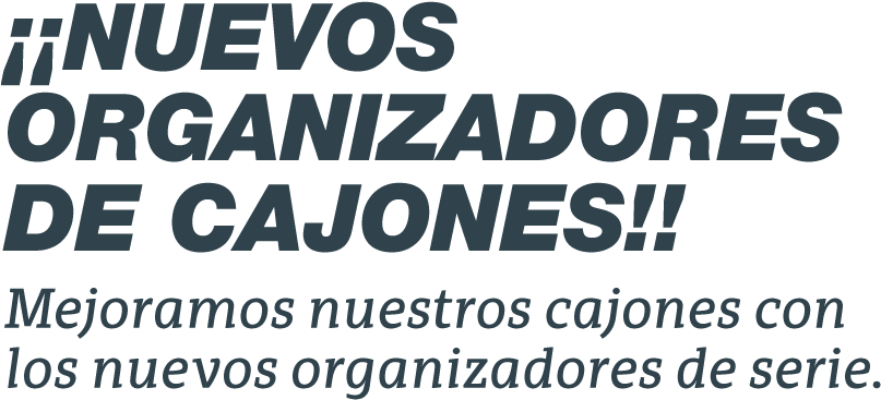 ¡¡nuevos Organizadores De Cajones De Serie - Poster Clipart (807x419), Png Download