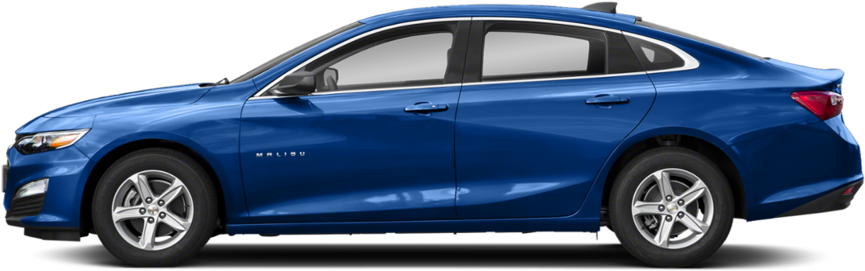 New 2019 Chevrolet Malibu Ls - Chevy Malibu 2019 Side View Clipart (1280x959), Png Download