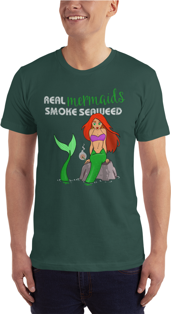 Load Image Into Gallery Viewer, Real Mermaids Smoke - T-shirt Clipart (1000x1000), Png Download