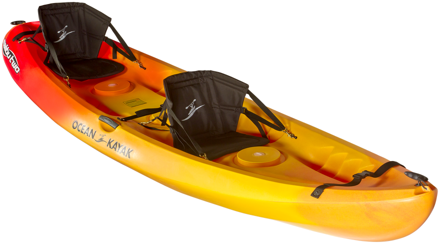 Ocean Kayak Malibu Two - 2 Person Ocean Kayak Malibu Two Clipart (894x500), Png Download