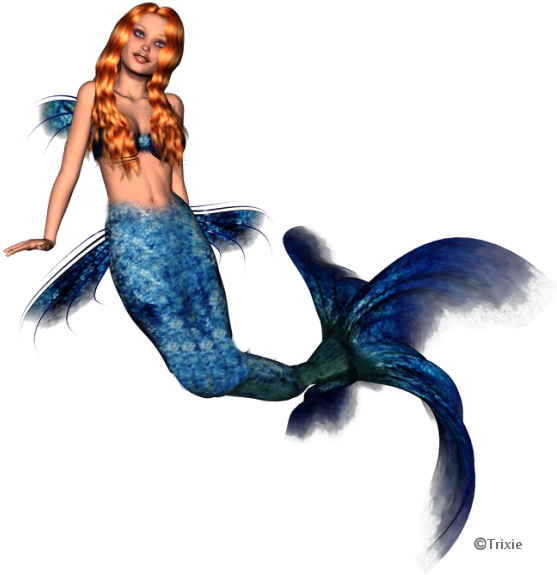 Poser Mermaids Request Tags To Be Made For These On - Illustration Clipart (559x583), Png Download
