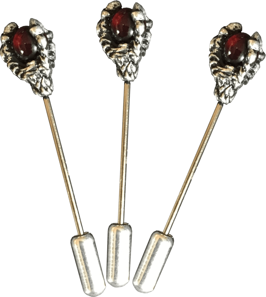 Dragon Claw Dress Pin - Earrings Clipart (918x1024), Png Download