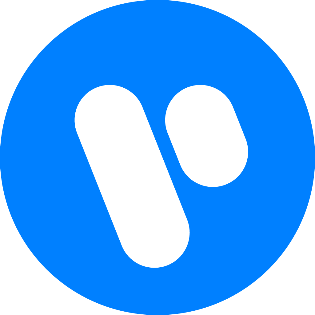 Viuly-logo - Blue Circle Logo Clipart (1024x1024), Png Download