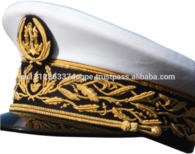French General Officer's Peak Cap / Male Admiral Combination - Merchant Navy Cap Clipart (667x667), Png Download