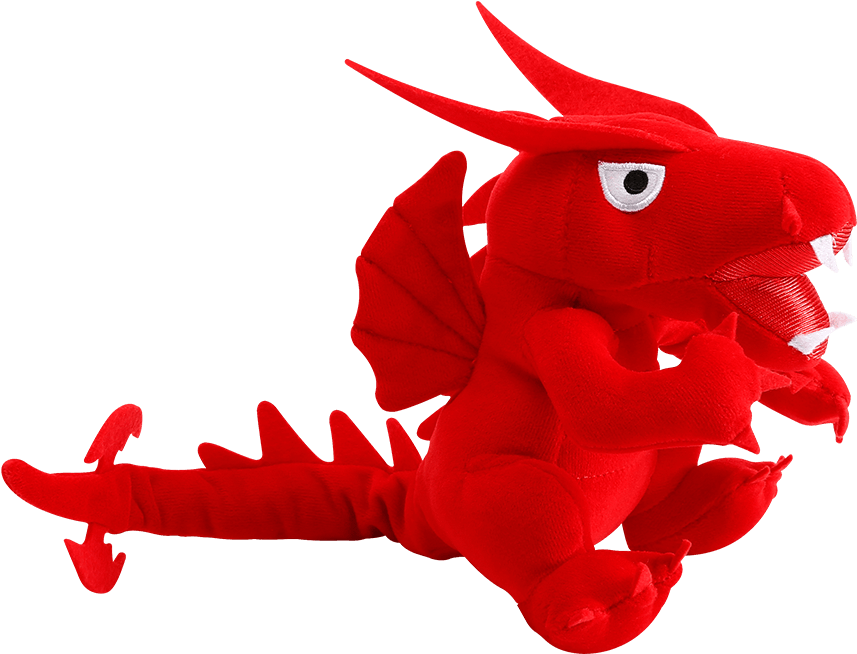 Msi Dragon Plush , Png Download - Lucky The Dragon Msi Clipart (857x654), Png Download