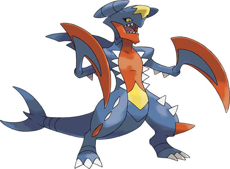 19,887,000 Exp - Pokemon Mega Garchomp Clipart (800x589), Png Download