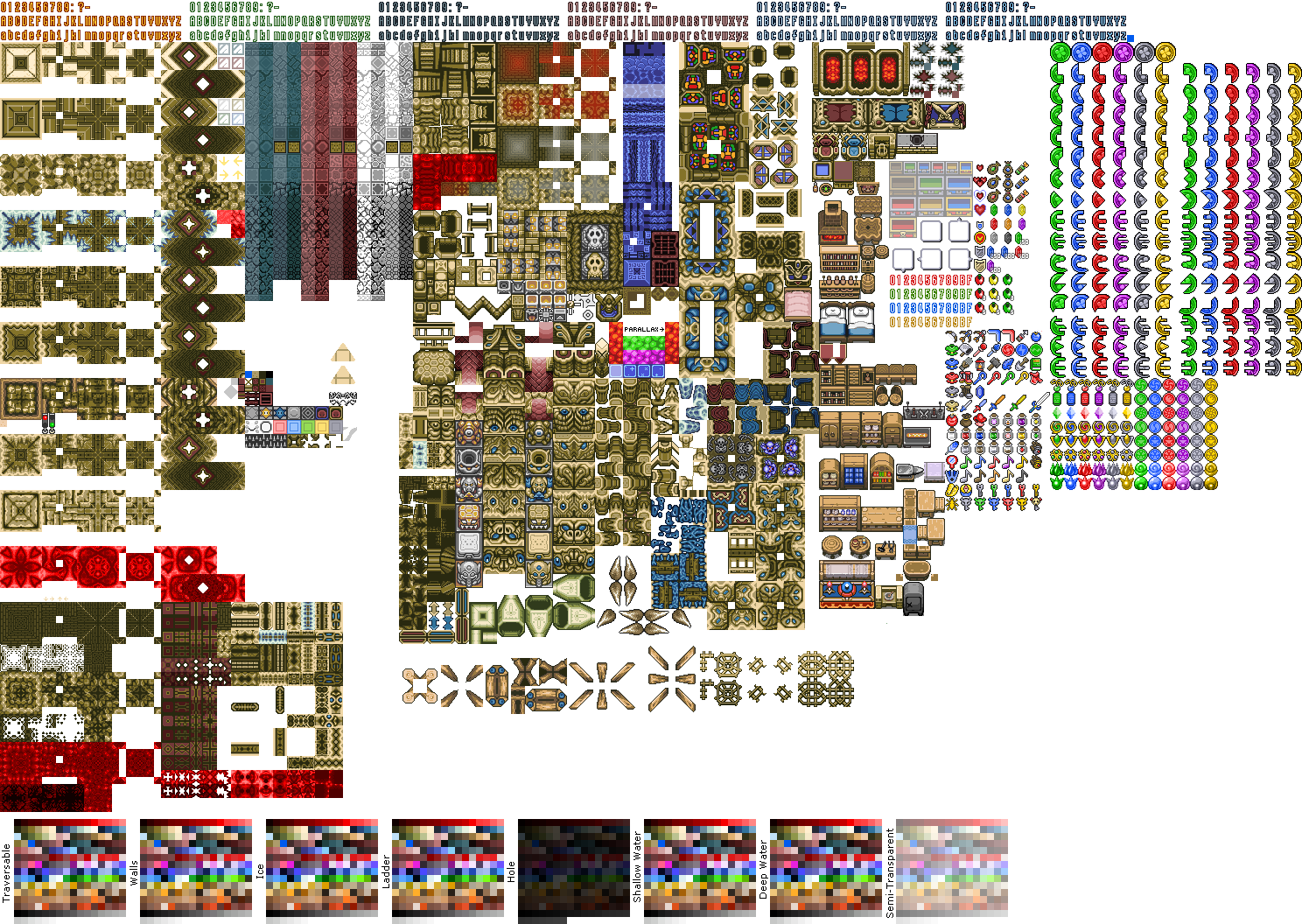 Download Entities - Link To The Past Tileset Clipart (1488x1056), Png Download
