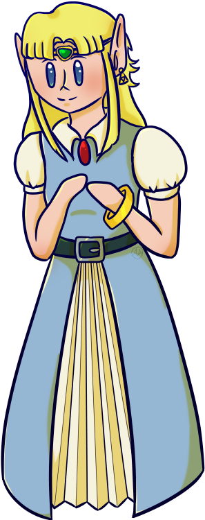 #legendofzelda #zelda #princesszelda #alinktothepast - Cartoon Clipart (455x782), Png Download