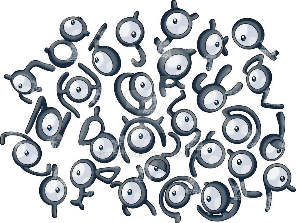 Donderdag 23 Juni - 201 Unown Clipart (1024x772), Png Download