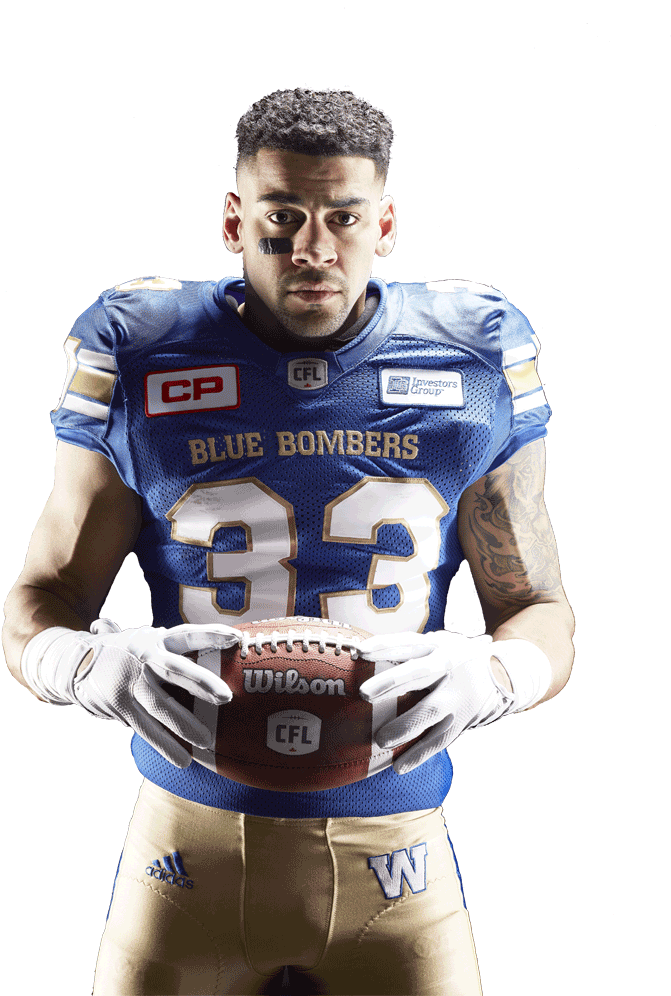 Andrew Harris - Winnipeg Blue Bombers Andrew Harris Clipart (719x1000), Png Download