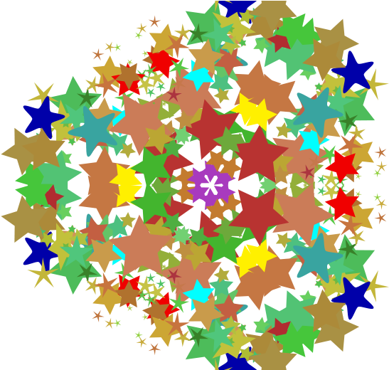 Kaleidoscope, 3 Fold Symmetry Png Images 600 X - Clip Art Transparent Png (600x519), Png Download